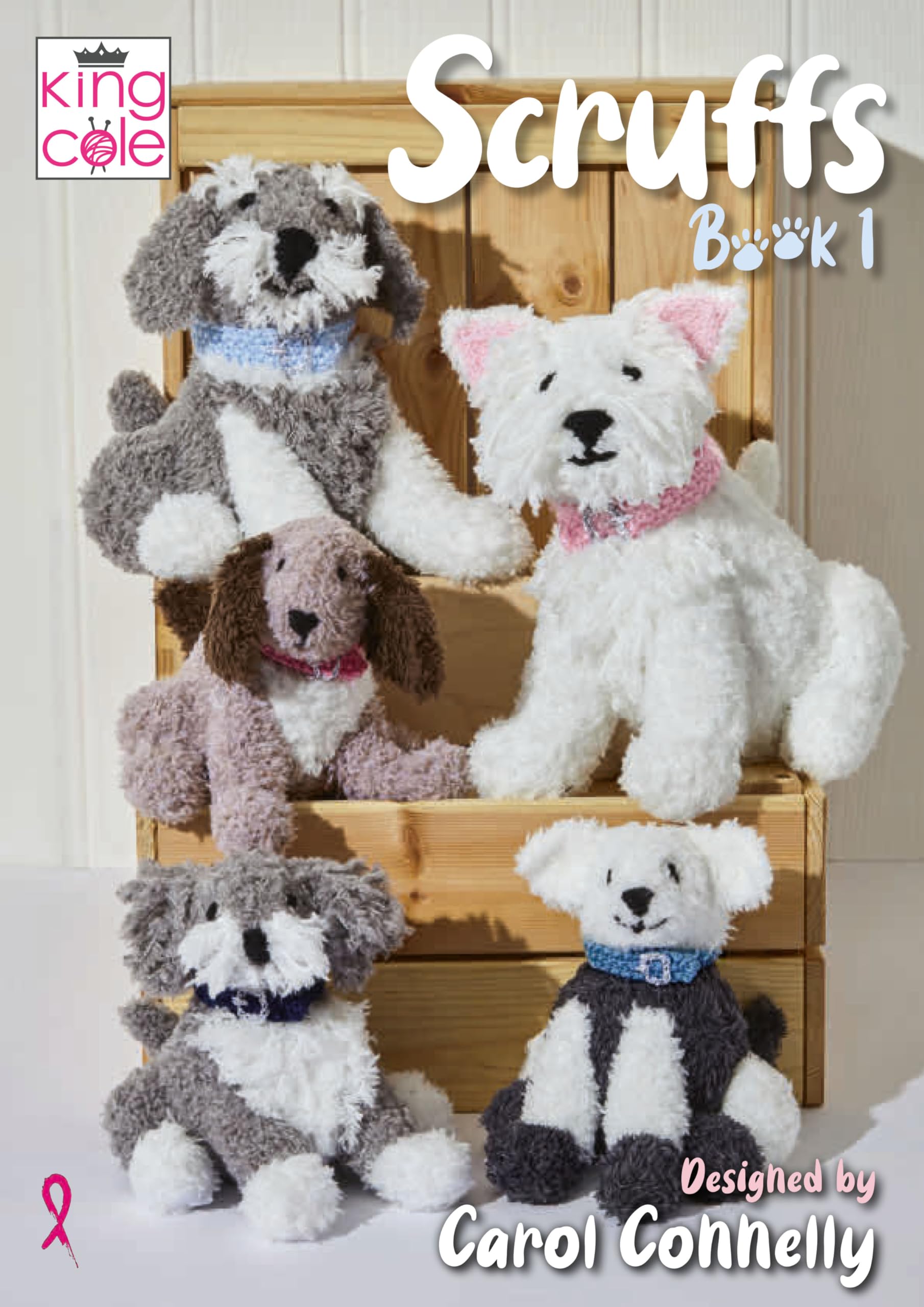 King Cole Scruffs Book 1 - Various Toy Dog Knitting Patterns