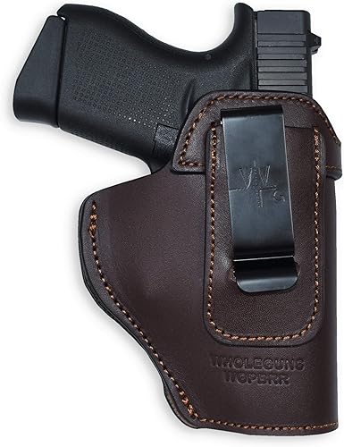 Miniatura 2 de Funda de piel IWB para Glock 17 19 22 23 32 33  S&W M&P ShielSpringfield XD & XDSy todas las pistolas de tamaño similar