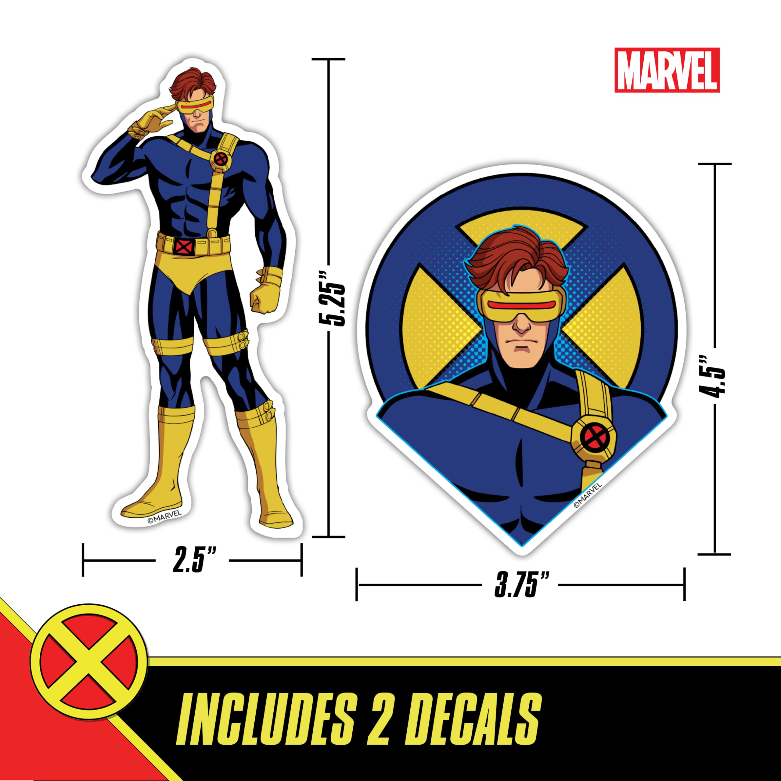 Amazon.com - Marvel X-Men Decals - Set of 9 Cyclops, Rogue, Beast
