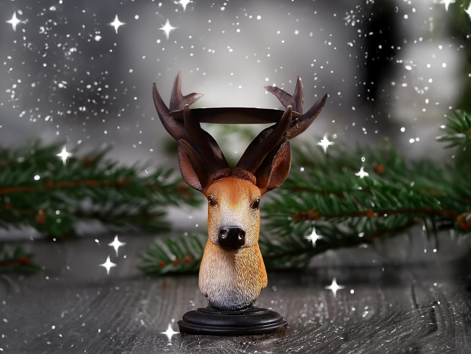 BLLTLLW Deer Candle Holders Animal Candle Holders Home