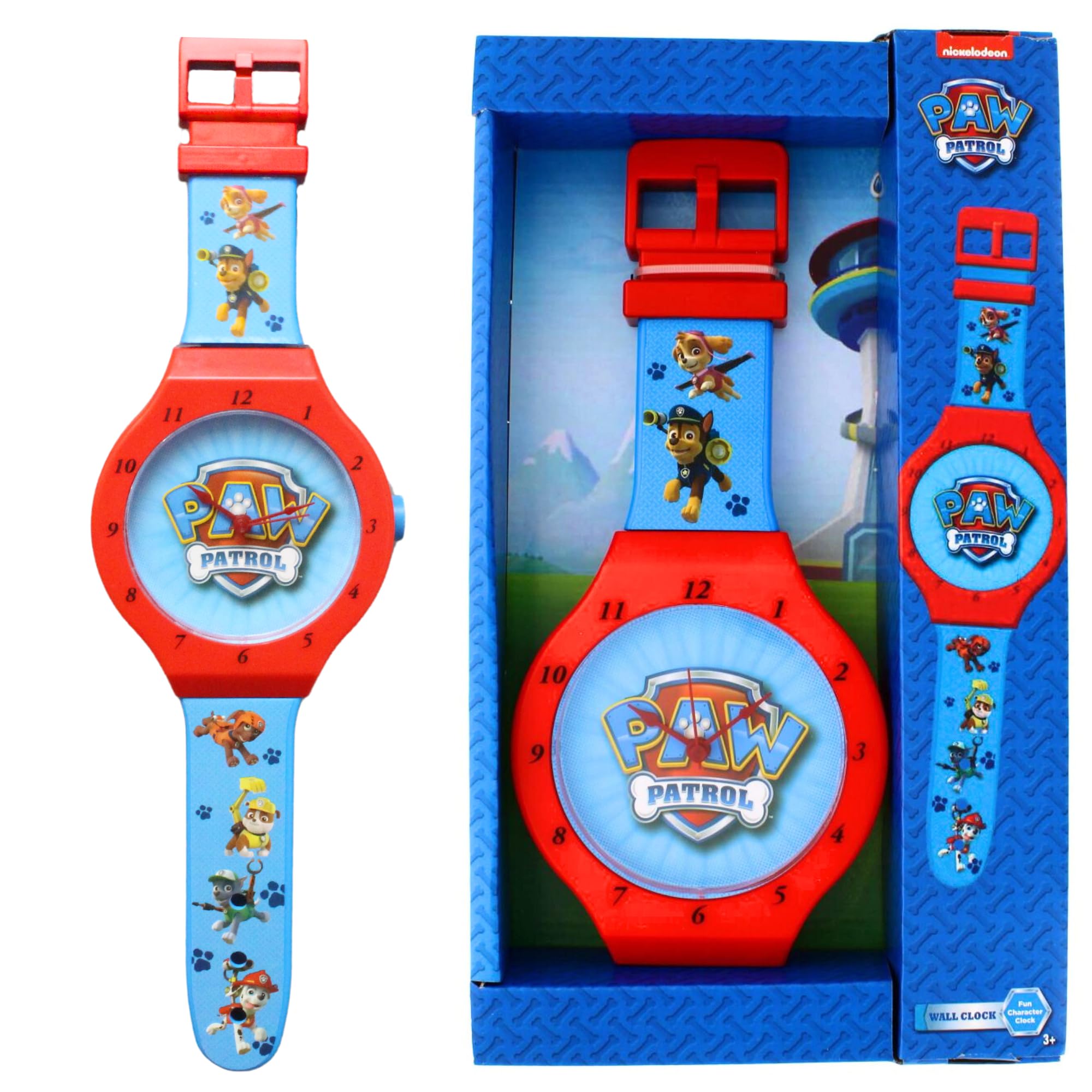 Paw Patrol Large Watch Themed Character Wall Clock