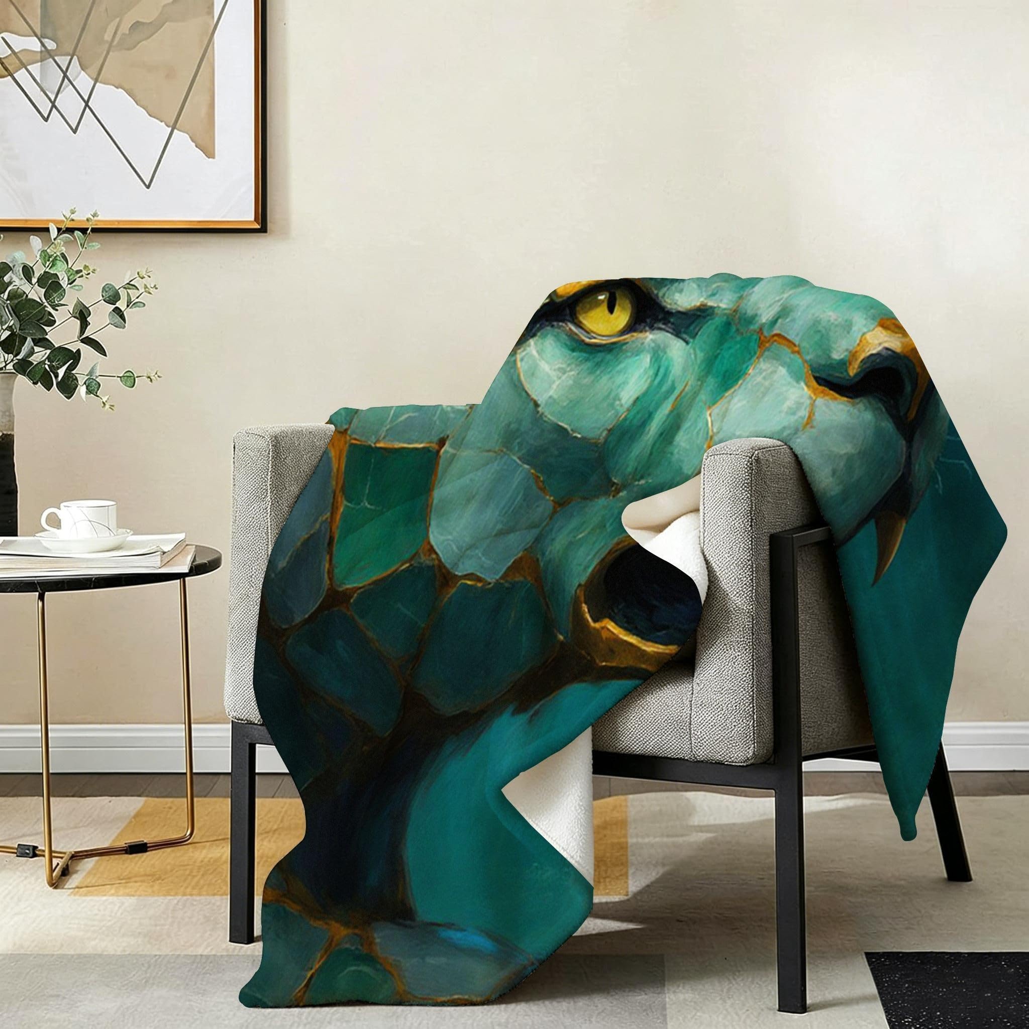 Coperta Pile Matrimoniale 240x260 cm Ghepardo Blu, Coperta XXL Super Morbida Multiuso Come Copriletto o Plaid da Salotto, Calda e Leggera, Protezione dal Freddo, AW2916