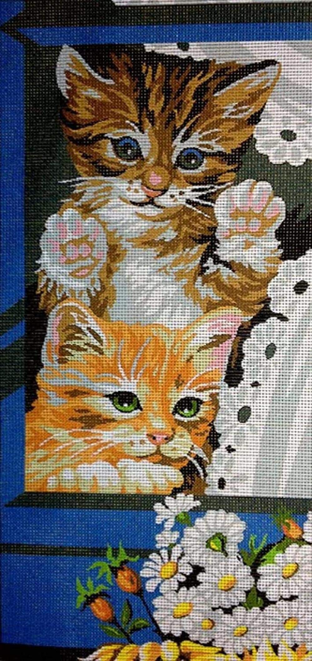 Kit broderie point de croix chat impression HD 5D sans erreur cod.909