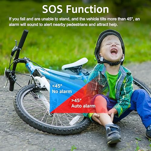 Miniatura 6 de KCMYTONER Alarma de bicicleta con detección de vibración con mando a distancia, sistema de alarma de bicicleta de 113 db, antirrobo, alarma