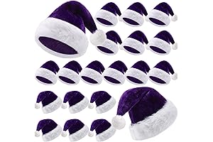 Vicenpal Purple Christmas Hat