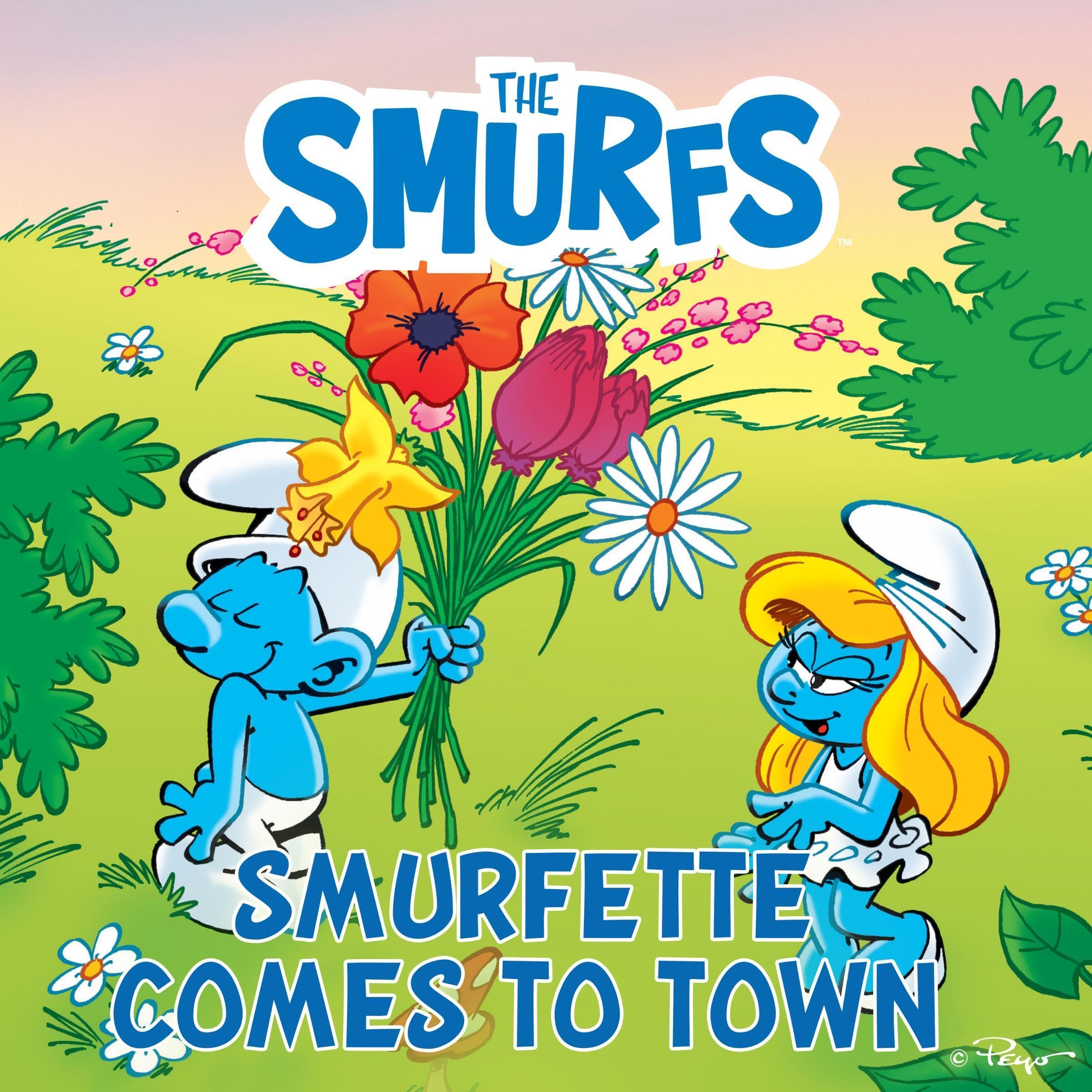 Cover art for Smurfette Comes to Town
