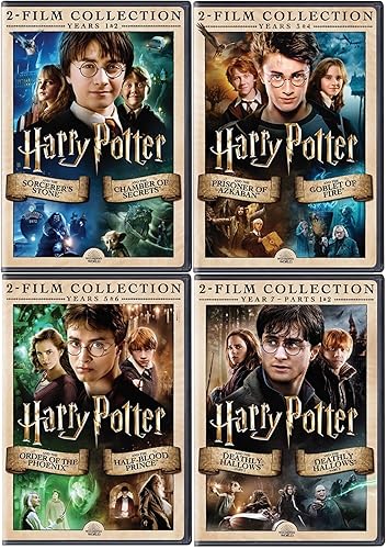 Miniatura 2 de Harry Potter Complete 8 Movie Collection Years 1-7 DVD Set Includes Glossy Print Harry Potter Art Card