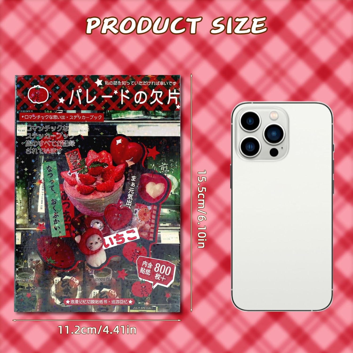 45 Sheets Japanese Manga Style Sticker Book 800+Pcs Heisei Retro Romantic Memory Series Manga Books Style Korean Sticker Aesthetic Japanese Stickers Book for Adults Valentine Gifts (Memory) - Image 7