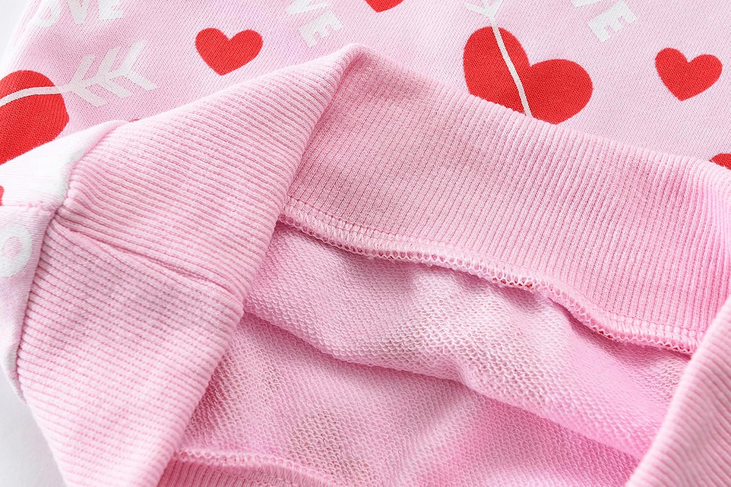 Size M Little Girls Outfits Clothes Toddler Long Sleeve Heart Print Hoodie Shirts Top   Leggings Kids Clothing Set