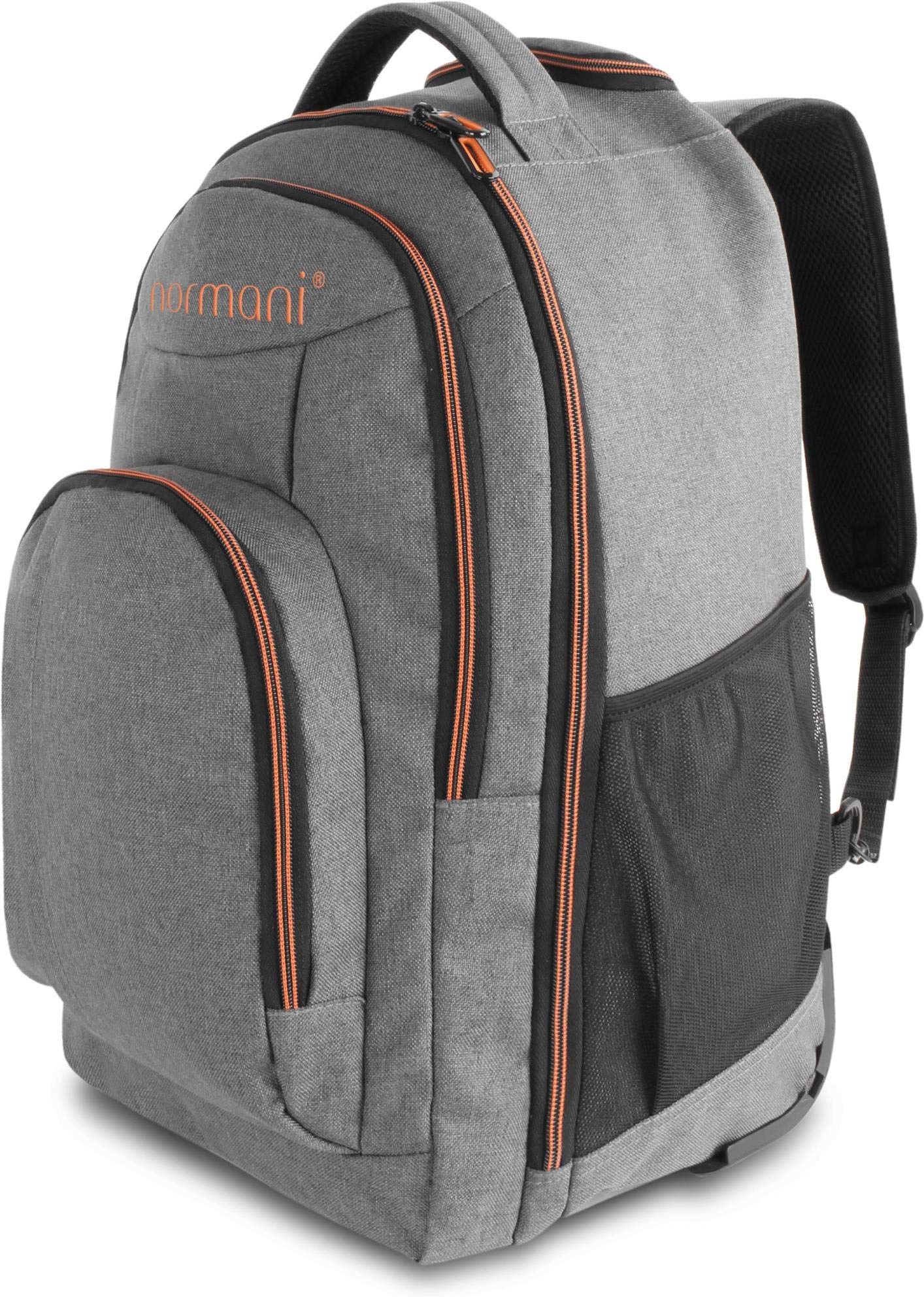 normani Trolley-Rucksack Schulrucksack | Rucksack mit Rollen und Trolleygriff | Handgepäck 30 L