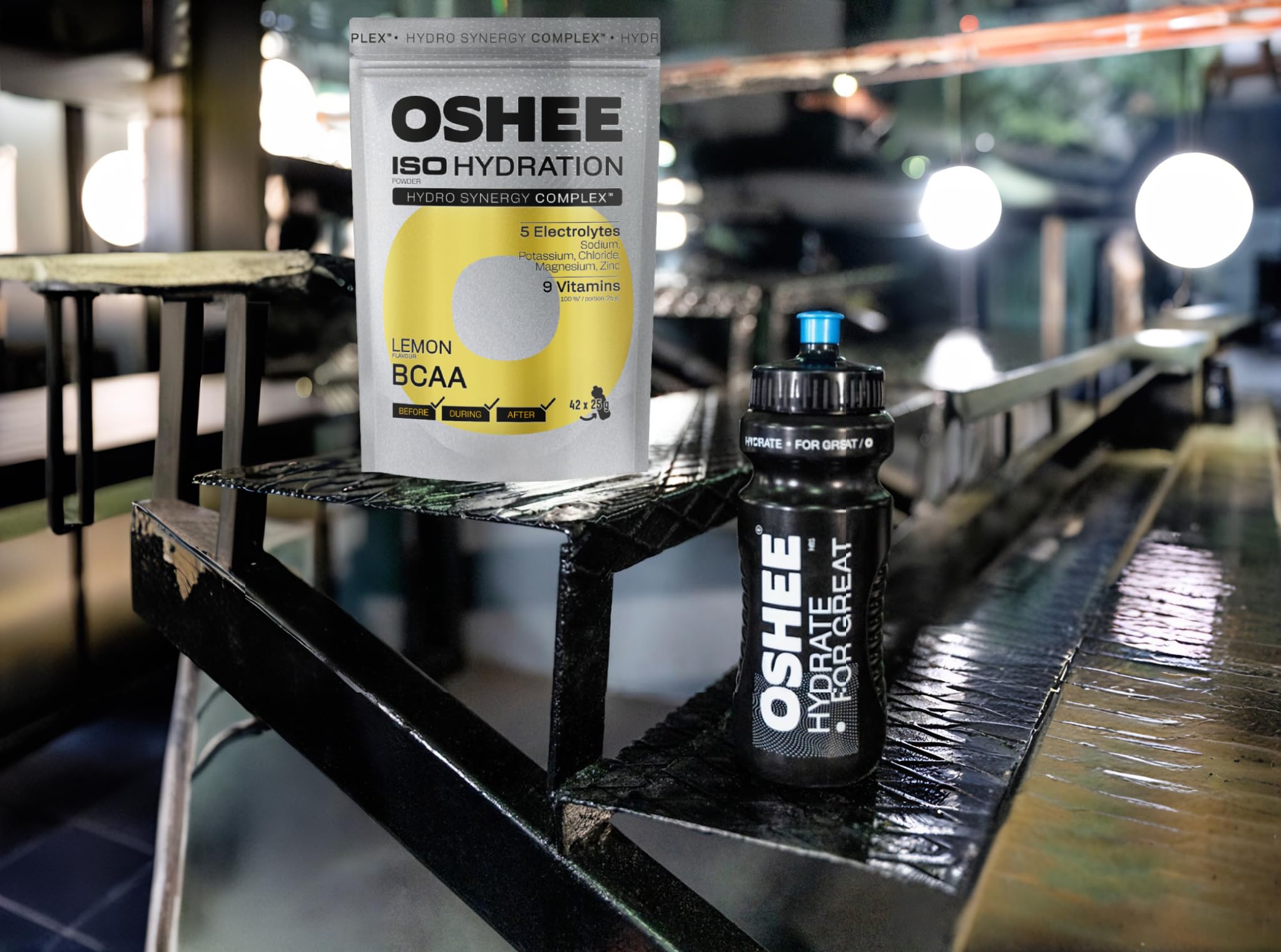 OSHEE ISO Hydration izotonik w proszku Lemon BCAA 1050 g