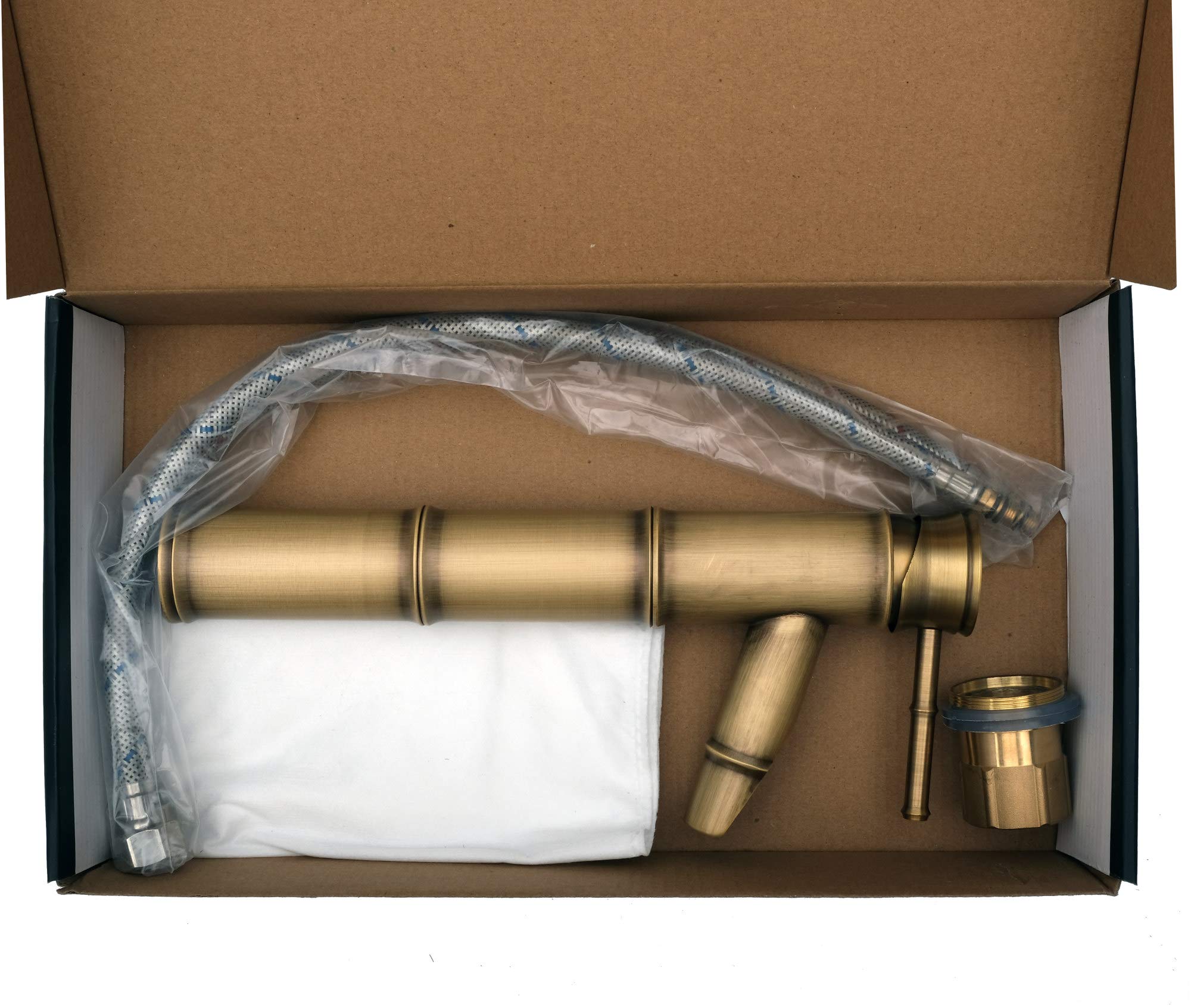 Aquazere Brass Faucet - Bamboo Design -4