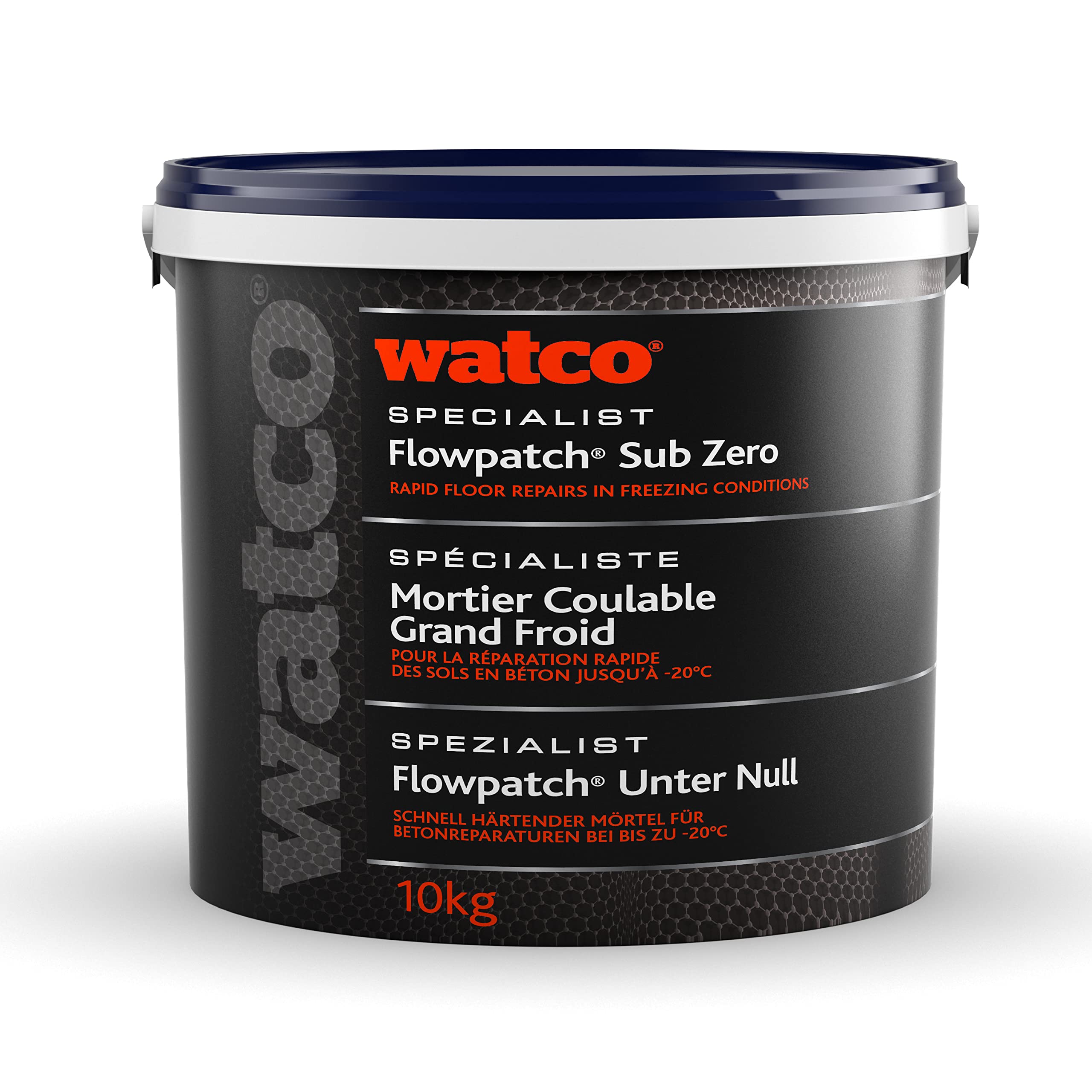 Watco Grey Concrex® Sub Zero - Epoxy Resin, Concrete Repair Mortar For Use In Freezing Temperatures As Low As Minus 20°C - For Long Lasting Repairs To Concrete Floors, Ramps & Steps (10Kg, )