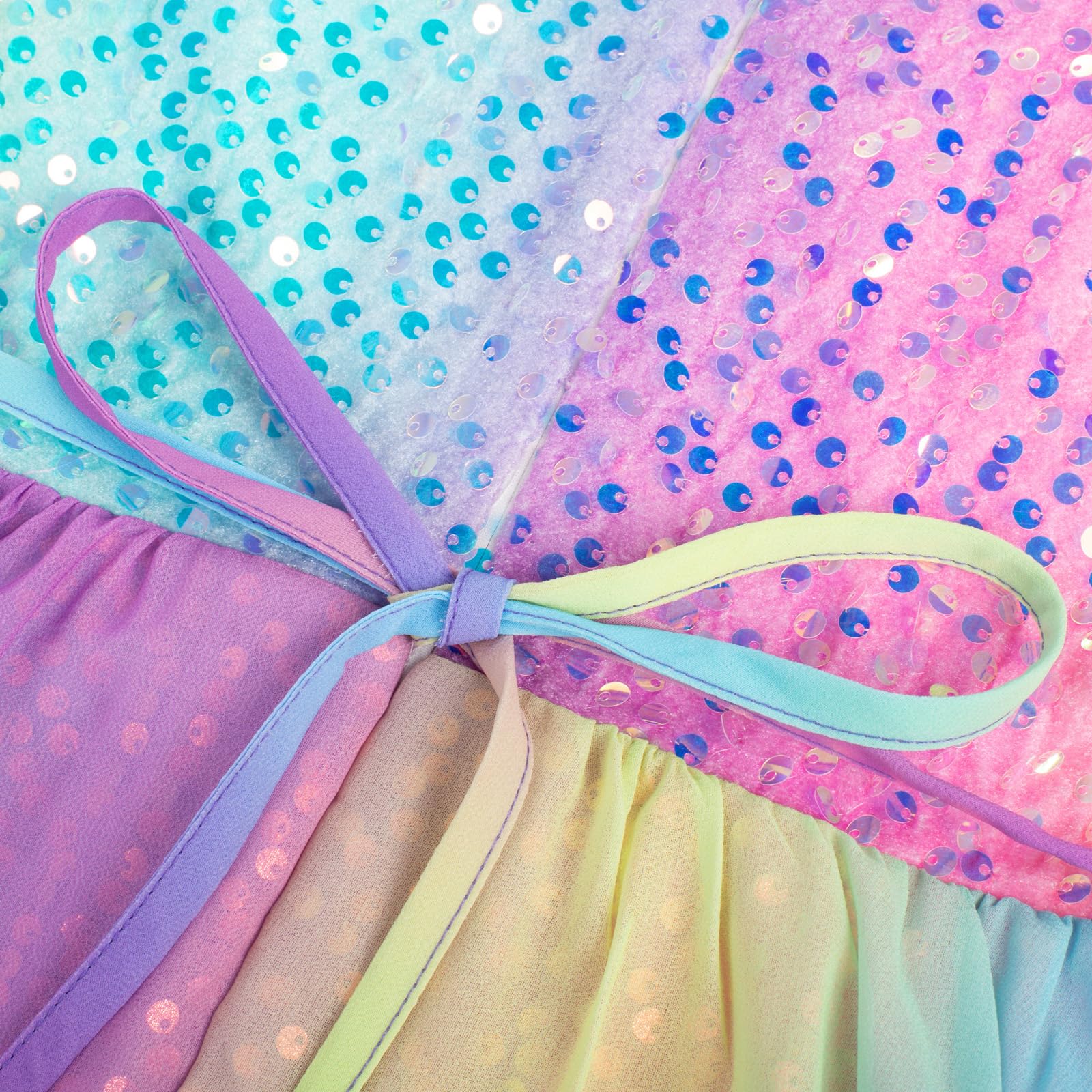 GRACE KARIN Robe à Sequins Asymétrique sans Manches Une épaule pour Petite Fille en Ligne
