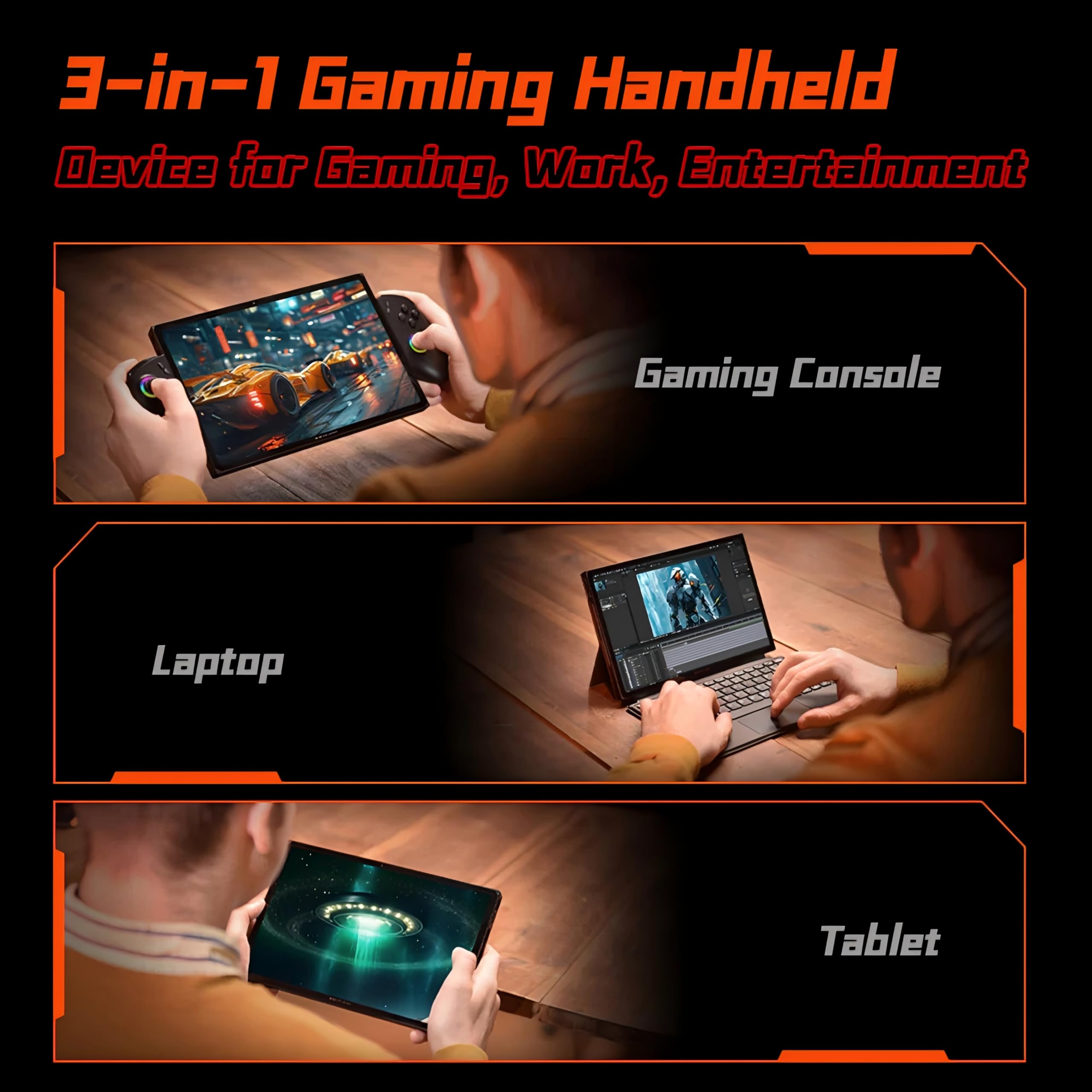 WEELIAO ONEXPLAYER X1 PRO AMD Ryzen™ AI 9 HX 470 Palmare da gioco 3 in 1 | Display da 11 pollici 2.5K | 32 GB LPDDR5X | SSD NVMe da 1 TB | PC da gioco portatile Windows 11 | Pre-ordine