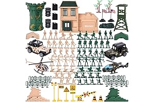 LovesTown Army Tent & Toy Soldier Playset