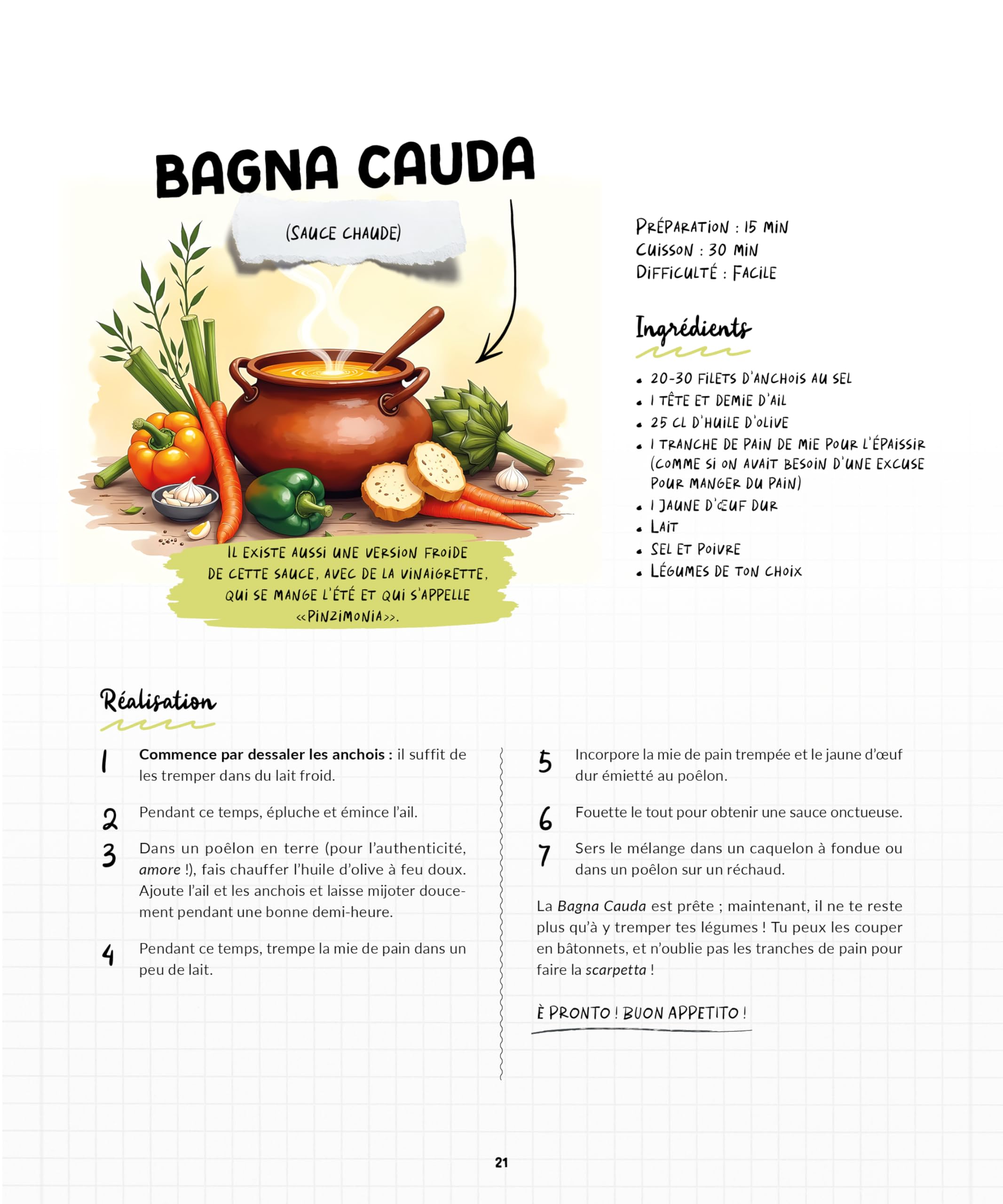 Amore, en Italie on fait ça comme ça !: 100 recettes régionales que seuls les italiens connaissent