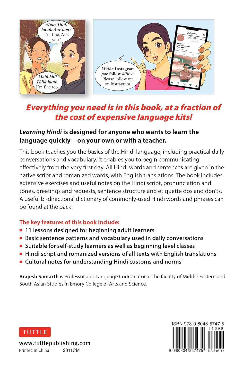 Learning Hindi: Speak, Read and Write Hindi with Manga Comics! A Language Guide for Self-Study (Free Online Audio & Flash Cards)