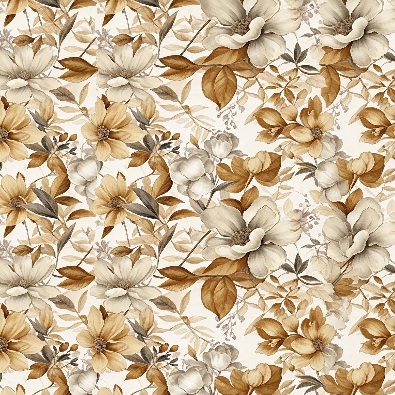 Zynqra Peel and Stick Wallpaper,Floral Removable Self-Adhesive,for Bedroom Thicken(M,L300cm/118.1in*W45cm/17.7in)