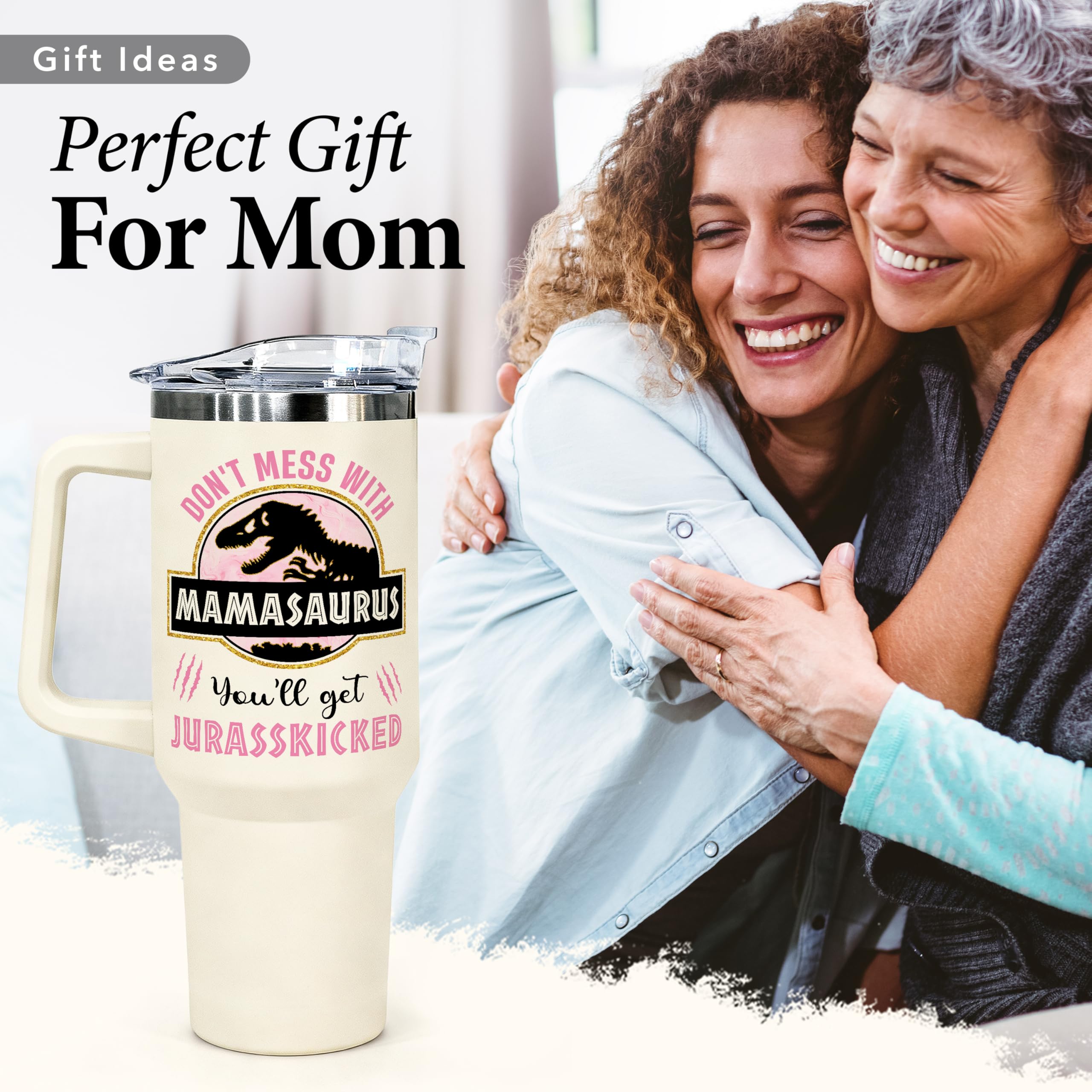 The WITTSPOT 40oz Mother Tumbler, crafted from stainless steel, is designed for both gifting and daily beverage enjoyment.