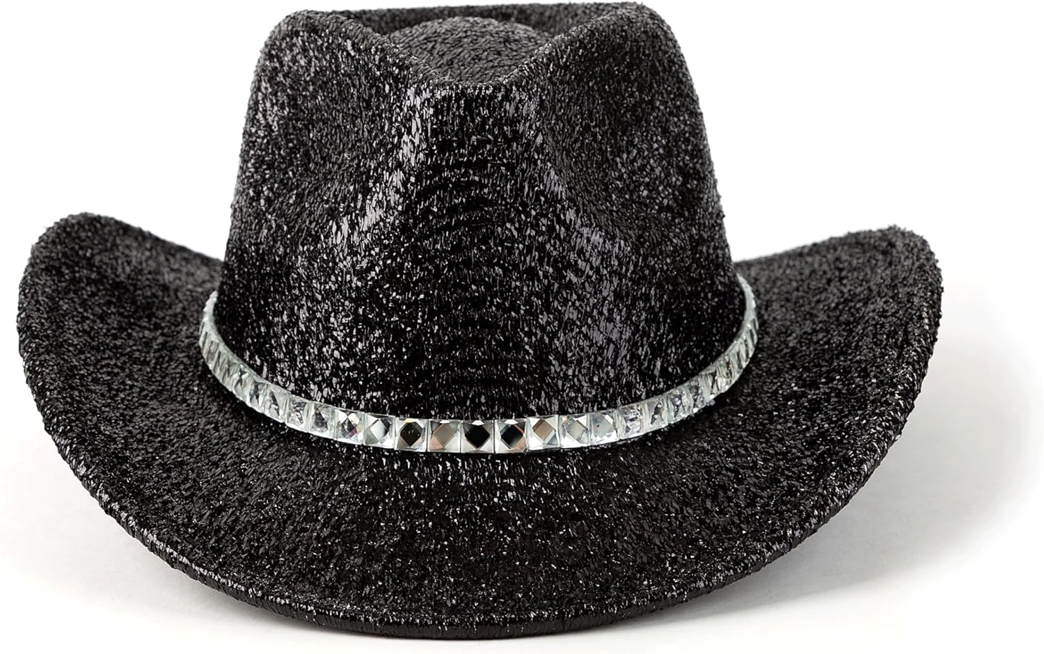 Men & Women Cowboy Hat Western Style Glitter Cosplay Party Costume Hats - Image 2