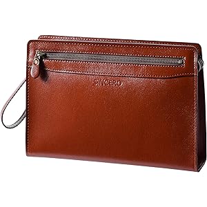 Amazon | [シンセーロ] セカンドバッグ メンズ 本革 日本製 B5 wr-1001 
