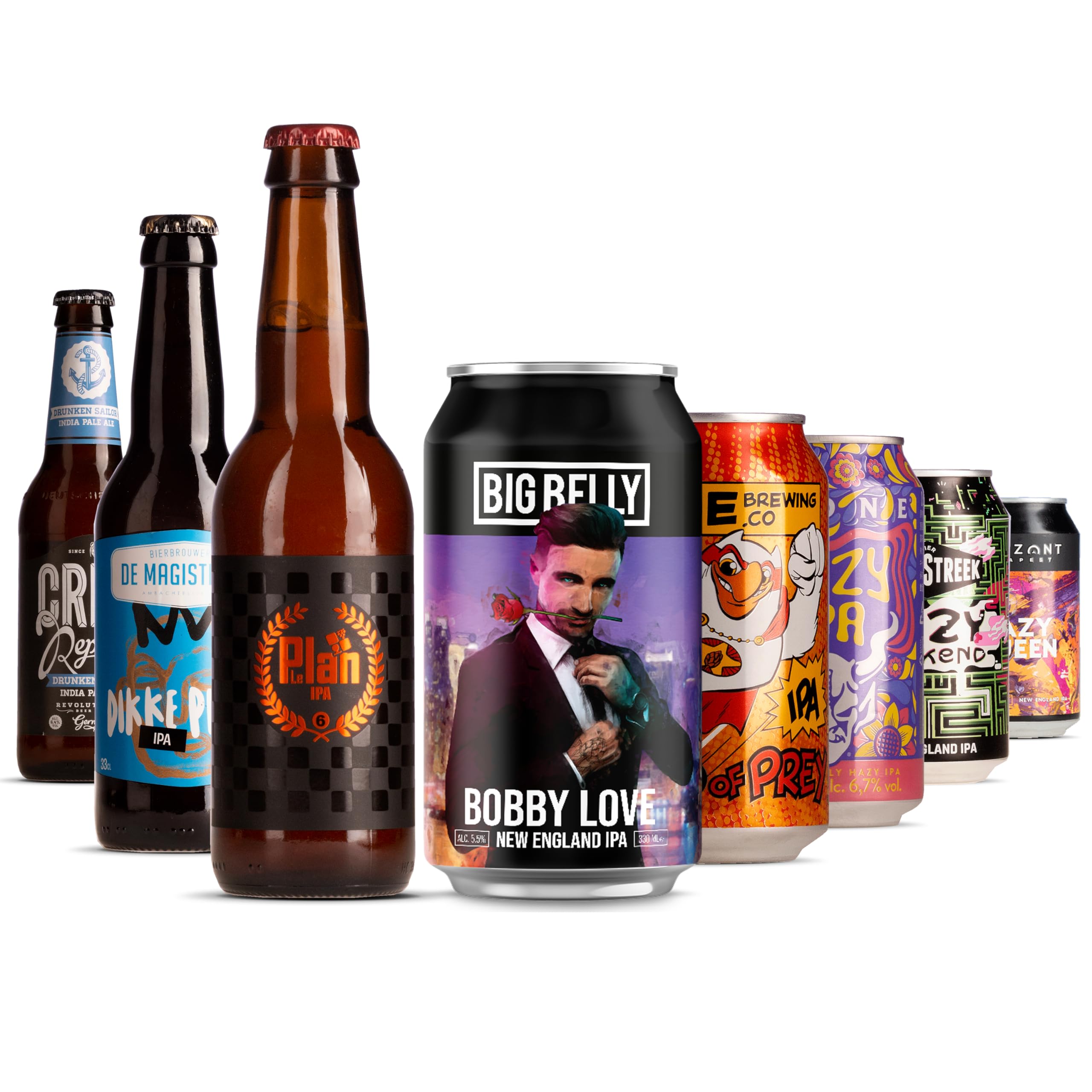 IPA Craft Beer Set - Pale Ales aus aller Welt (inklusive 2,00 € Pfand)