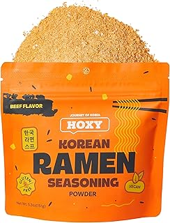 HOXY Journey of Korea "Korean Ramen Seasoning" | Gluten Free, Vegan | Finest Ramen Seasoning Powder | 5.3oz (BEEF, Pack of 1)