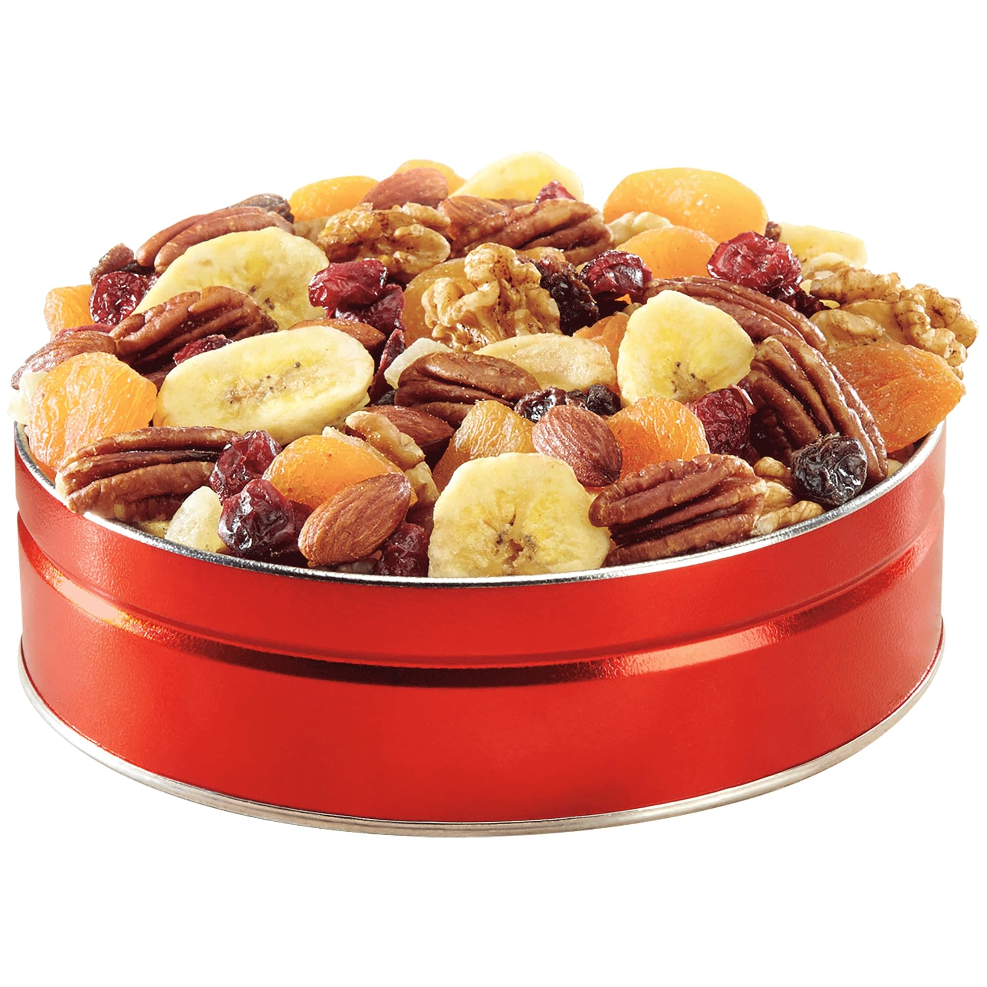 The Swiss Colony California Mix – Dried Fruit Snacks and Nuts Trail Mix with Raisins, Apricots, Banana Chips, Almonds, Pecans, and More, Gourmet Nuts