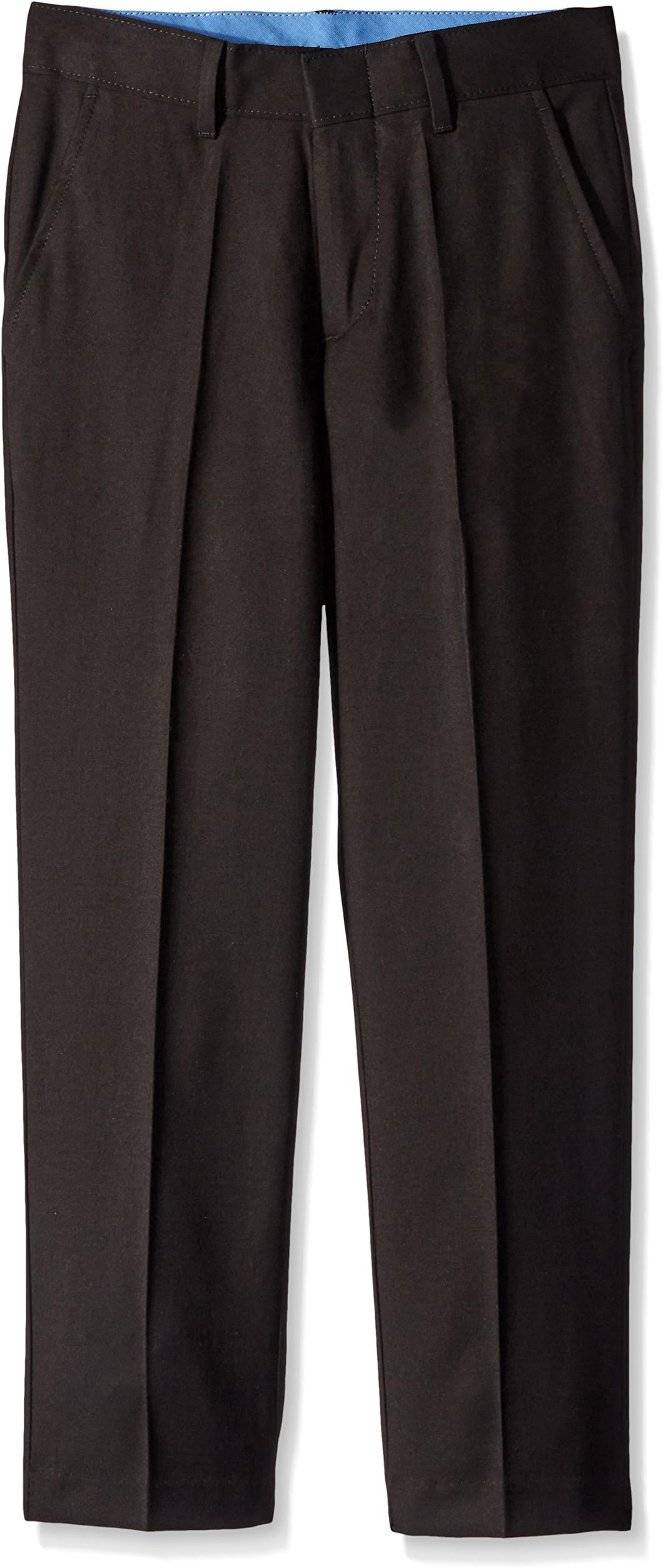 IZOD Boys' Solid Flat Front Dress Pant