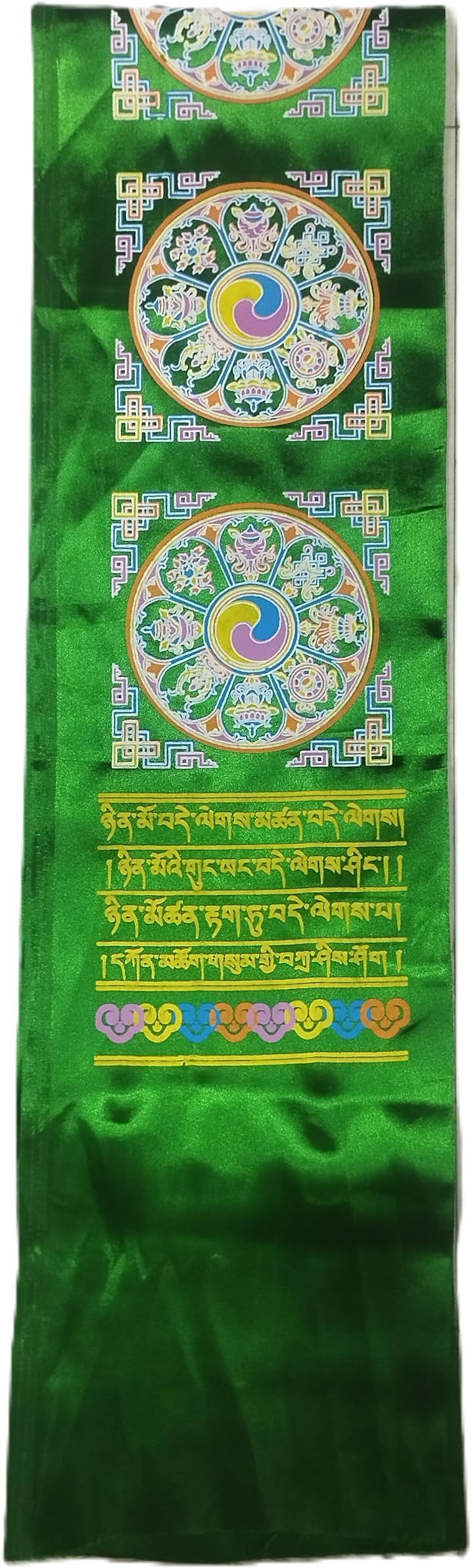Tibetan Khada/buddhist khada/multicolor khada/satin khada/nepali khada/khadar/patka/welcome cloth/shawl/welcome scarf/color khada/ceremonial scarf