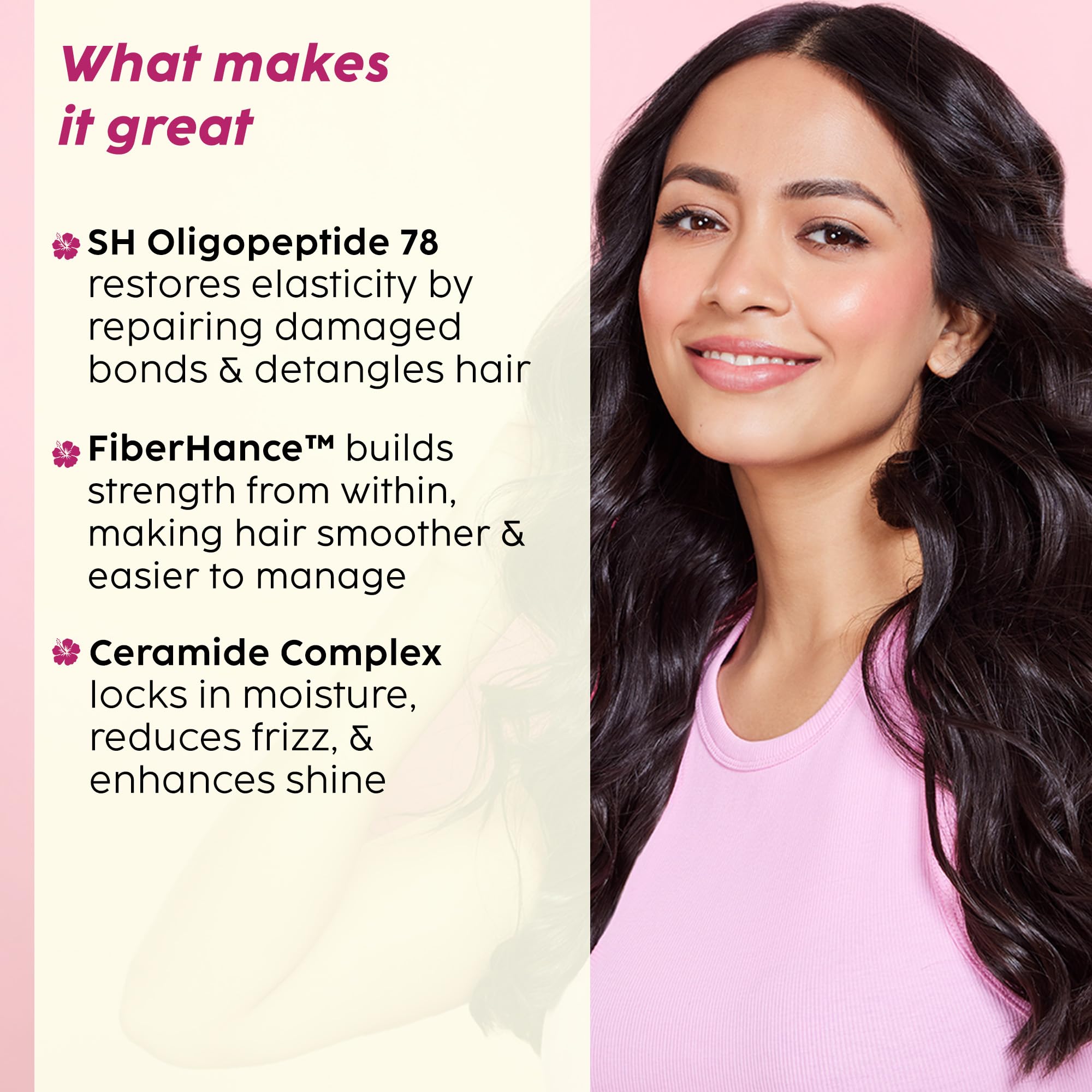 The Plant Fix Plix Hibiscus Bond Repair Leave-In Hair Mask | SH Oligopeptide 78 & FiberHance™ | Repairs Damage, Reduces Frizz & Strengthens Hair | Vegan & Sulfate-Free | 50g 2