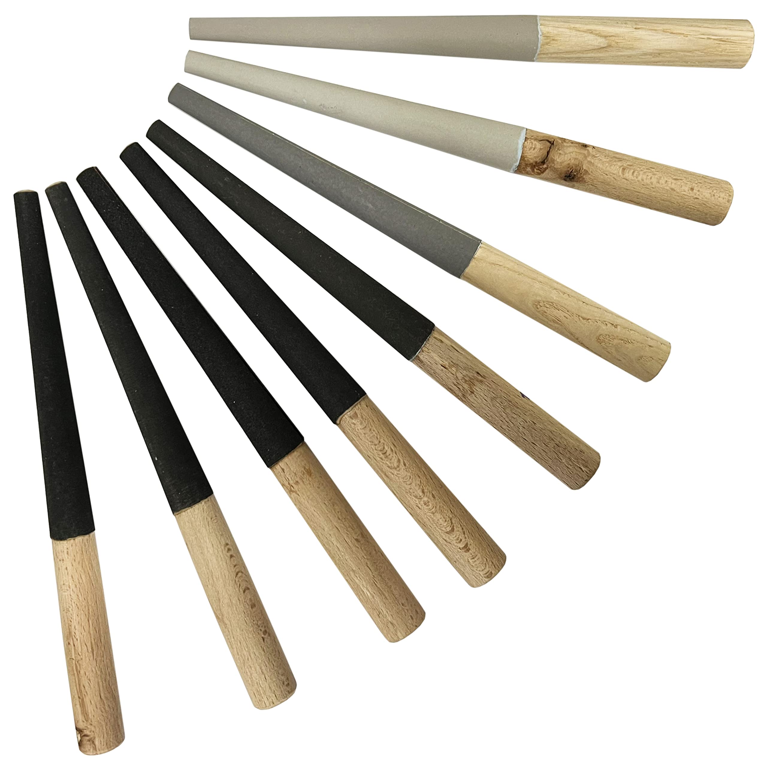 Jewellers Tools 8 Round Emery Polishing Stick Grade 1/0,2/0,3/0,4/0,1,2,3,4