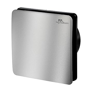 RR Signature Vento Fresh Luxura 150 mm Exhaust Fan For Kitchen, Bathroom | Silent, Compact Design, Easy Install | Thermal Fuse | High Speed 100% Powerful Copper Motor | 2 Year Warranty [Steel Finish]