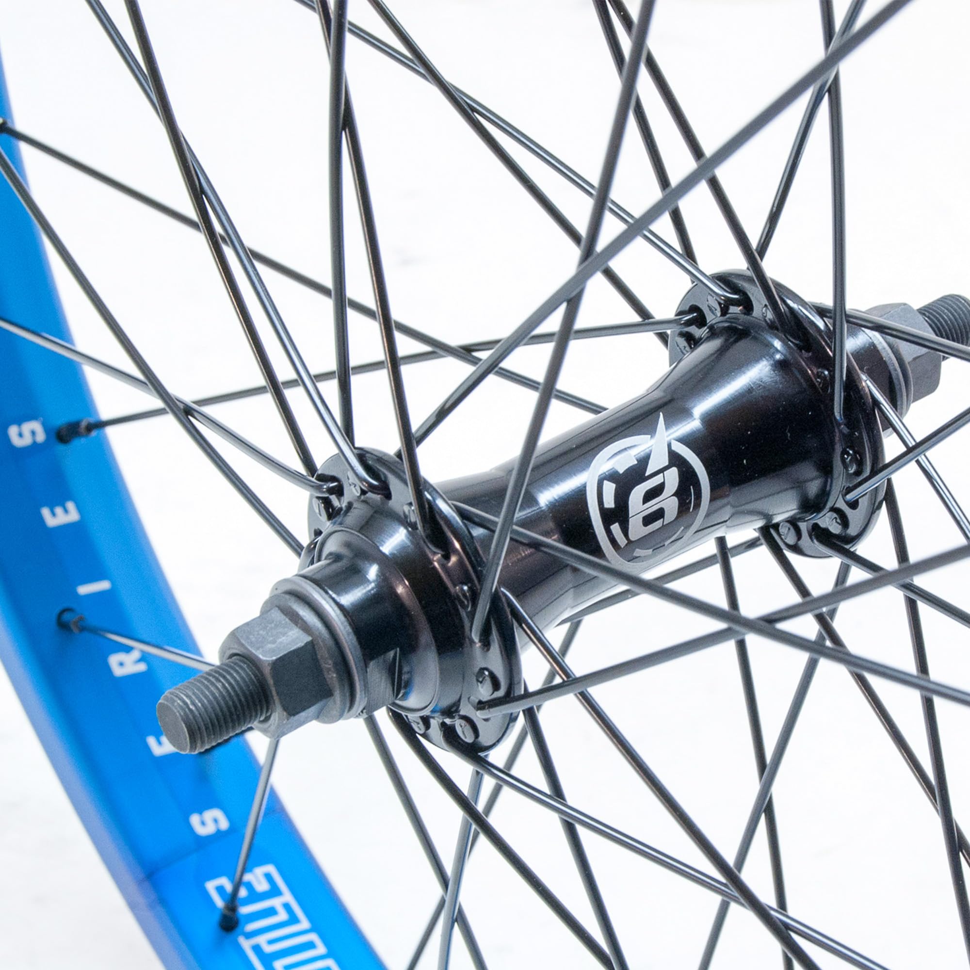 Eastern Bikes Gasgriff vorne 3/8, 36H Felge mit Chromoly-Achse