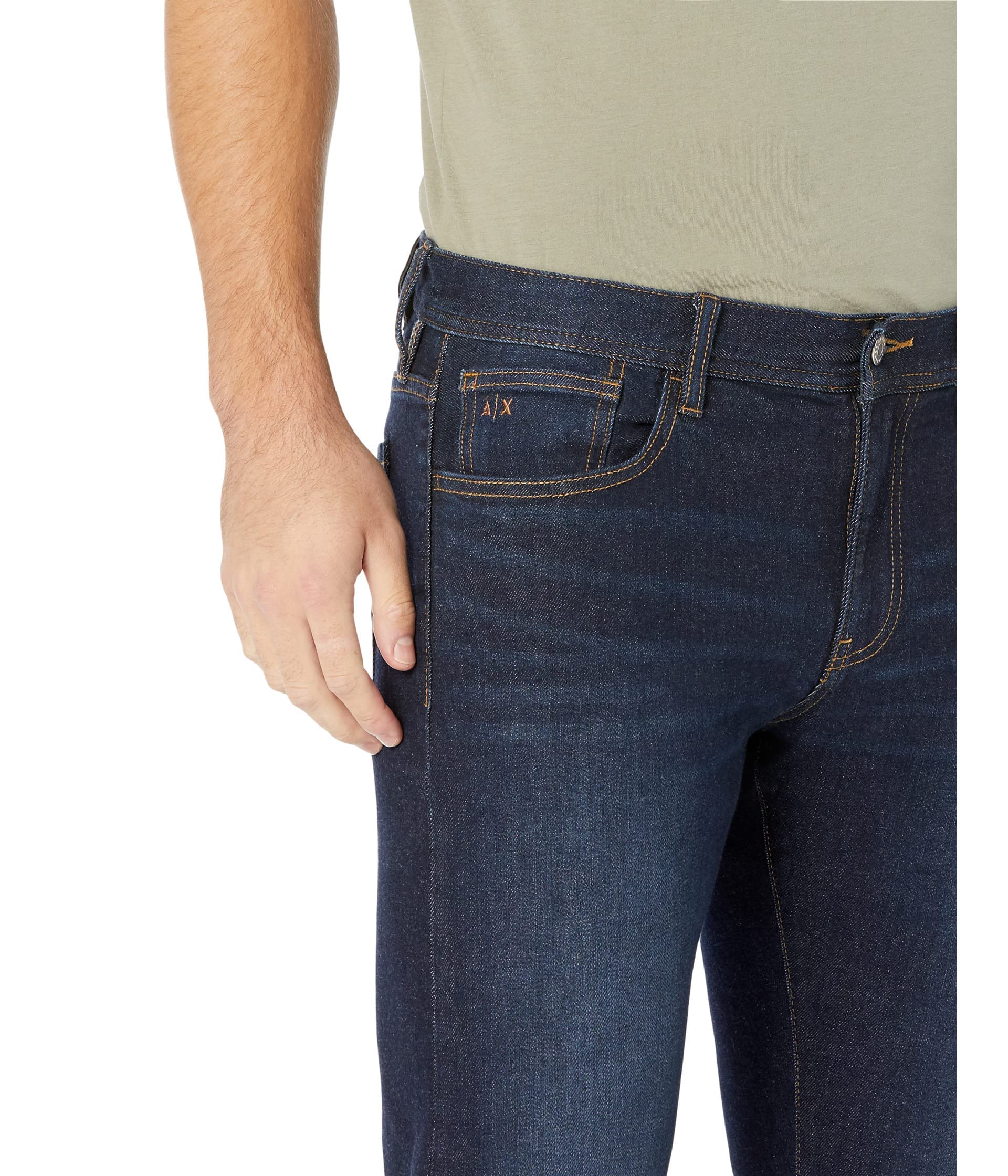 Armani Exchange - A|x Armani Exchange 5 Pocket Pocket Slim Denim, Jeans Uomo
