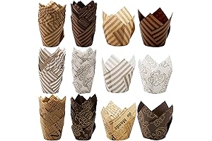 Tulip Cupcake Liners by Lawei - Your Baking Essential for Special Occasions
