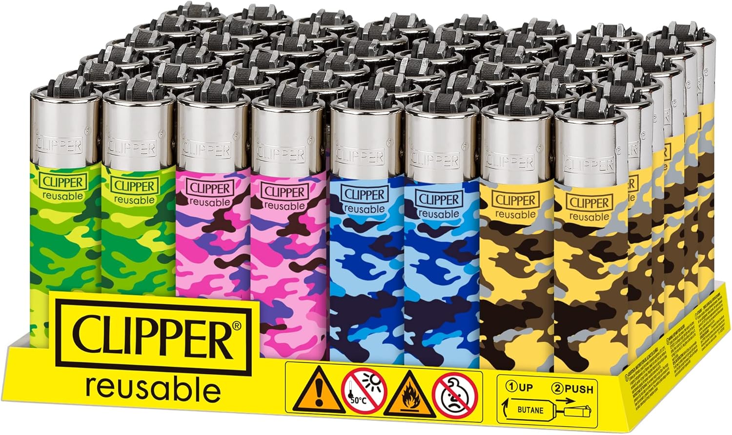 Clipper Classic Large Reusable Lighter Iconic Premium Refillable Lighters Bulk