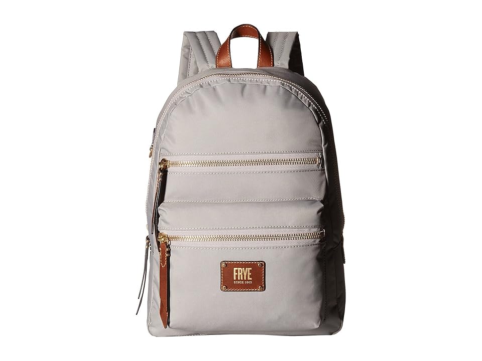 

Frye Ivy Backpack (Light Grey Nylon) Backpack Bags