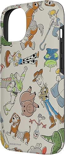 Miniatura 5 de Funda con estampado retro de Toy Story 4 personajes de Disney y Pixar para iPhone 15 Pro Max