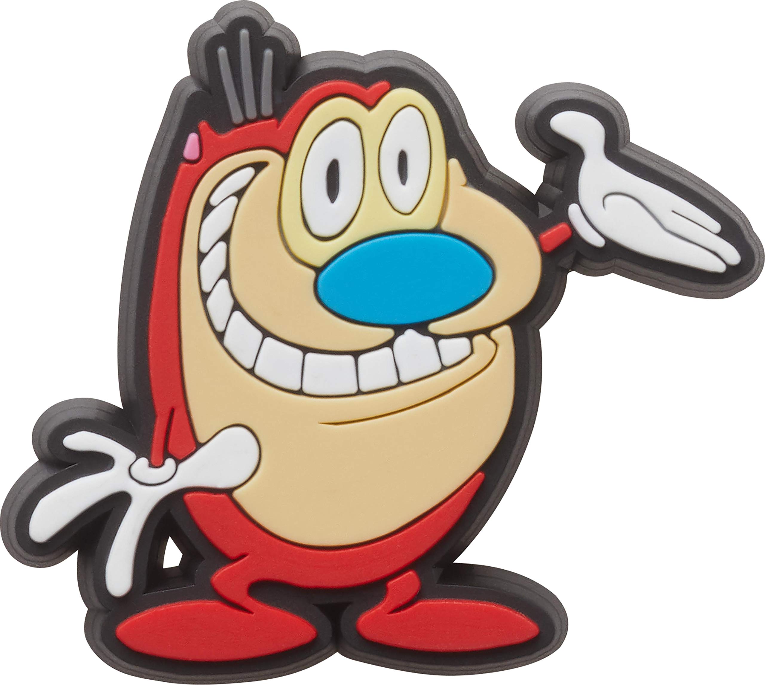 Crocs Jibbitz Throwback Shoe Charms| Jibbitz for Crocs, Nickelodeon Stimpy, One Size