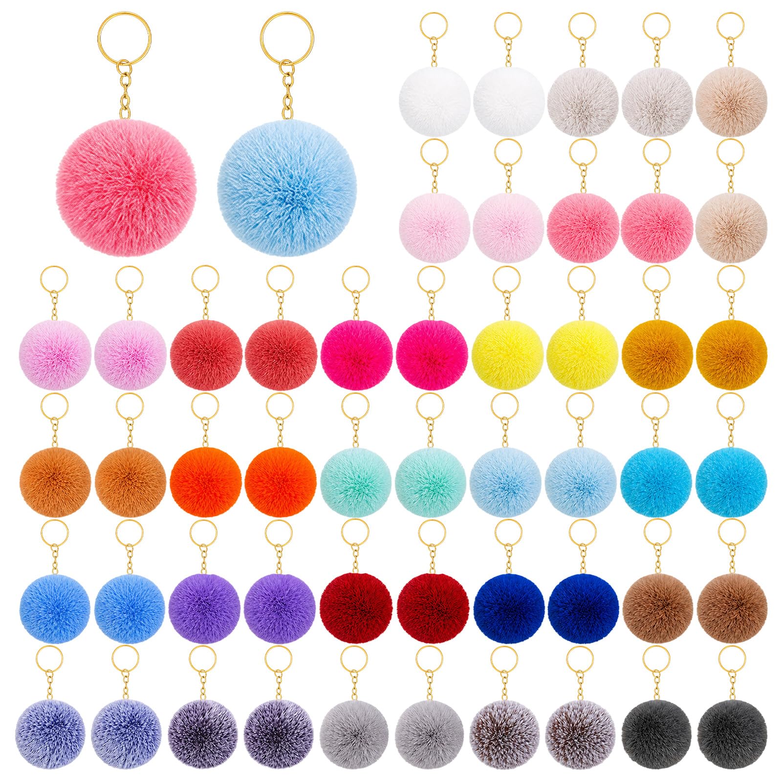 Portachiavi colorato Pom Poms Bulk
