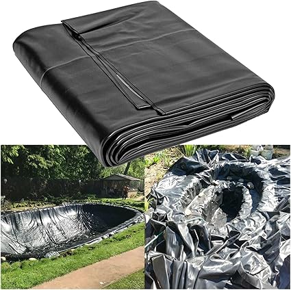 Image NEFSO Pond Liner 4m X 4m Heavy Duty HDPE Impermeable Pond Lining, Black Sturdy and Durable Fish Pond Liner (Color : Black, Size : 9x20m) (Black 10x10m) Image NEFSO Pond Liner 4m X 4m Heavy Duty HDPE Impermeable Pond Lining, Black Sturdy and Durable Fish Pond Liner (Color : Black, Size : 9x20m) (Black 10x10m)