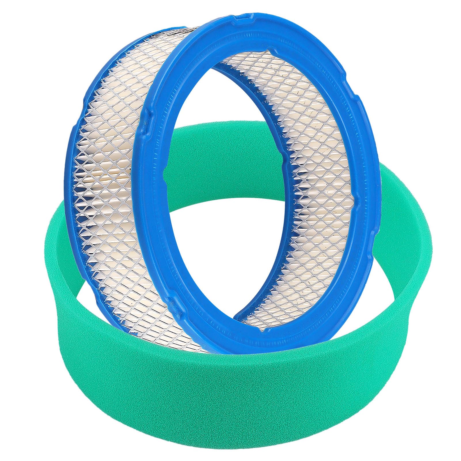 SOLLON Pré-filtre à Air 394018S / 272490S Pour Briggs & Stratton Vanguard V-Twin 12.5-21HP - Filtre Moteur Bleu/Vert