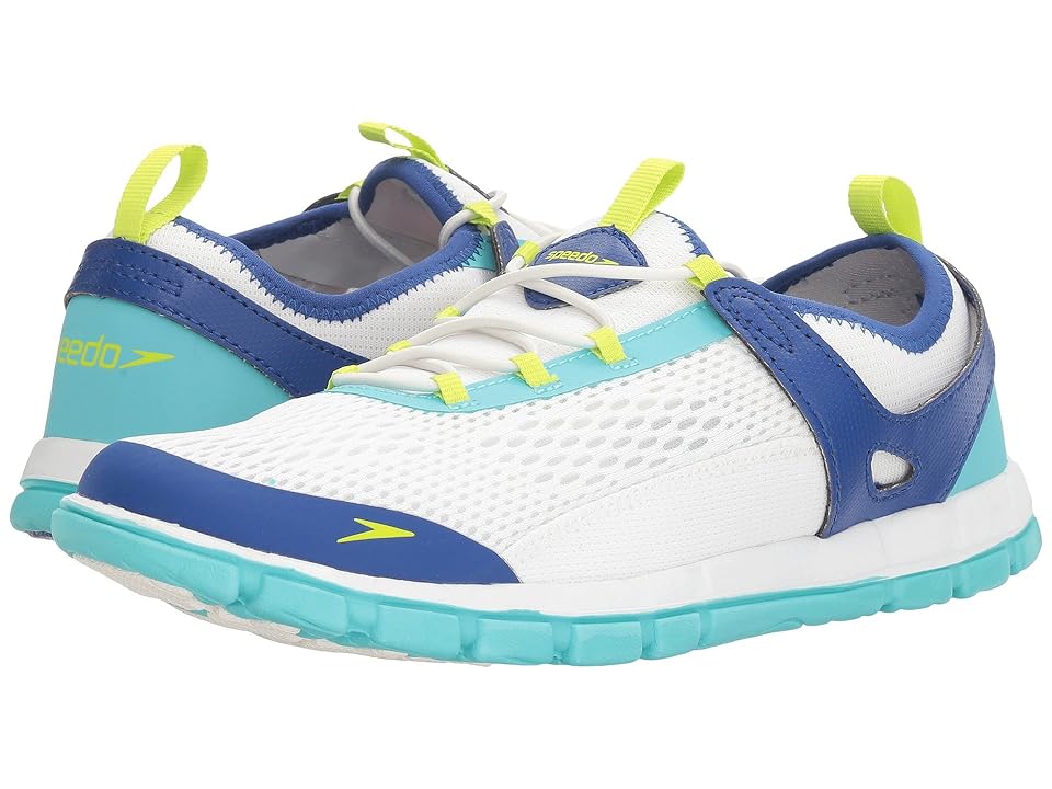 

Speedo The Wake (White/Blue) Women's Slip on Shoes