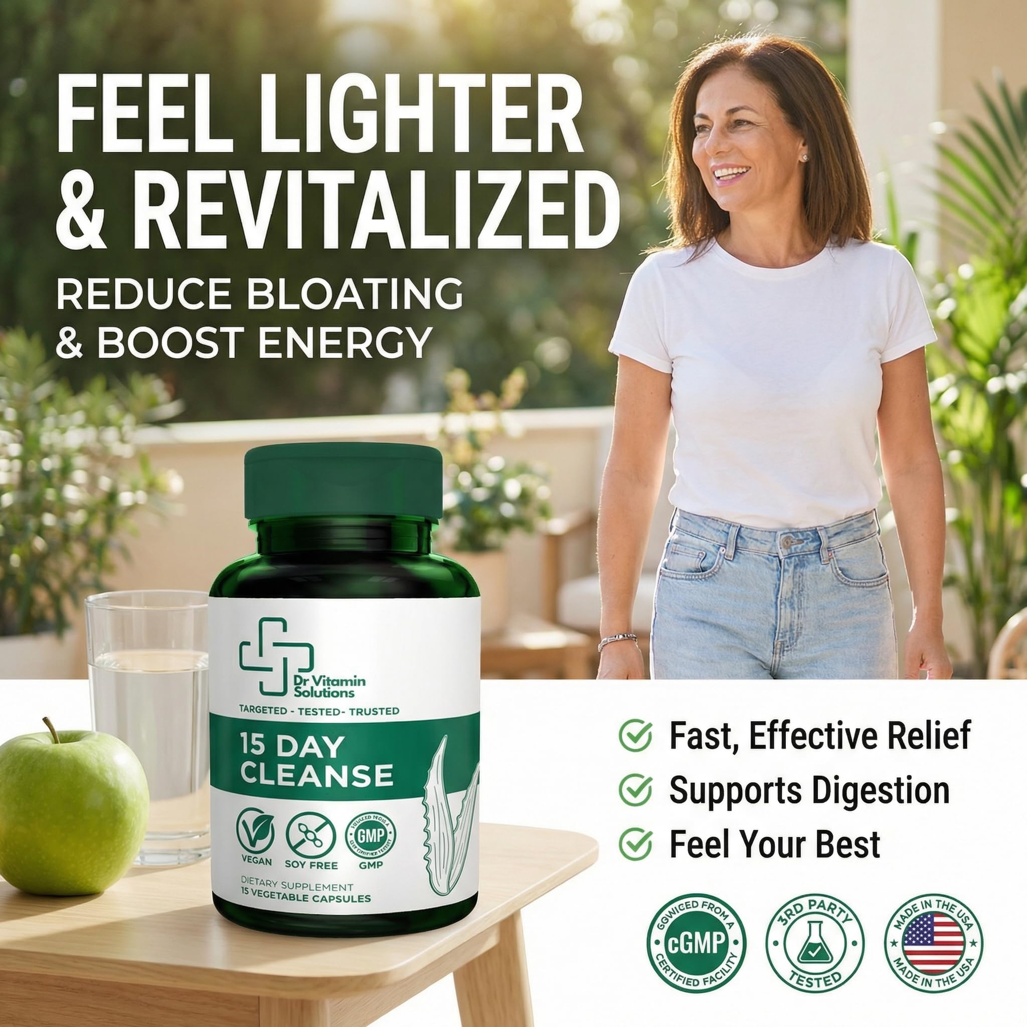 15 Day Colon Cleanse & Detox for Women and Men - Gentle Gut Cleanse — Amazon image 5