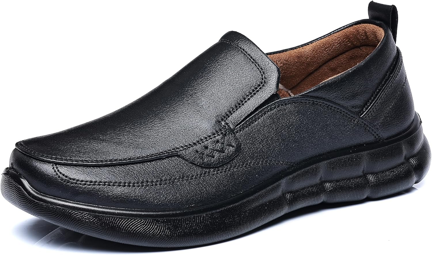 Mens Slip-on Casual Loafers Shoes Classic Bussiness Lightweight Soft Shoes Office Comfortable for Male