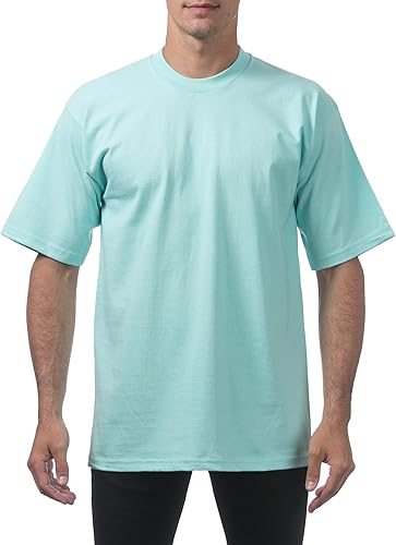 Pro Club Camiseta de manga corta de algodón cómodo para hombre