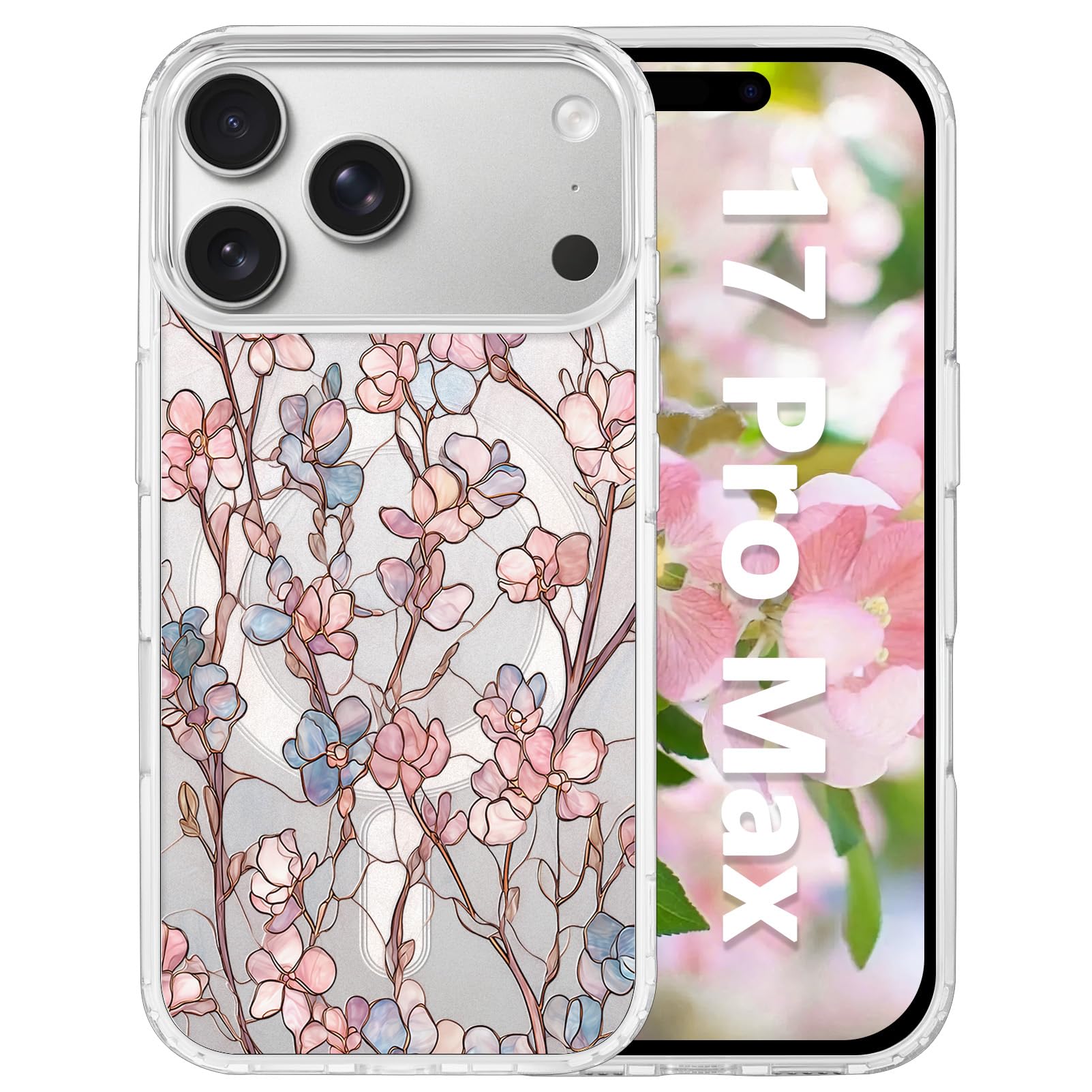 Coque iPhone 17 Pro Max transparente rigide antichoc compatible MagSafe - 8