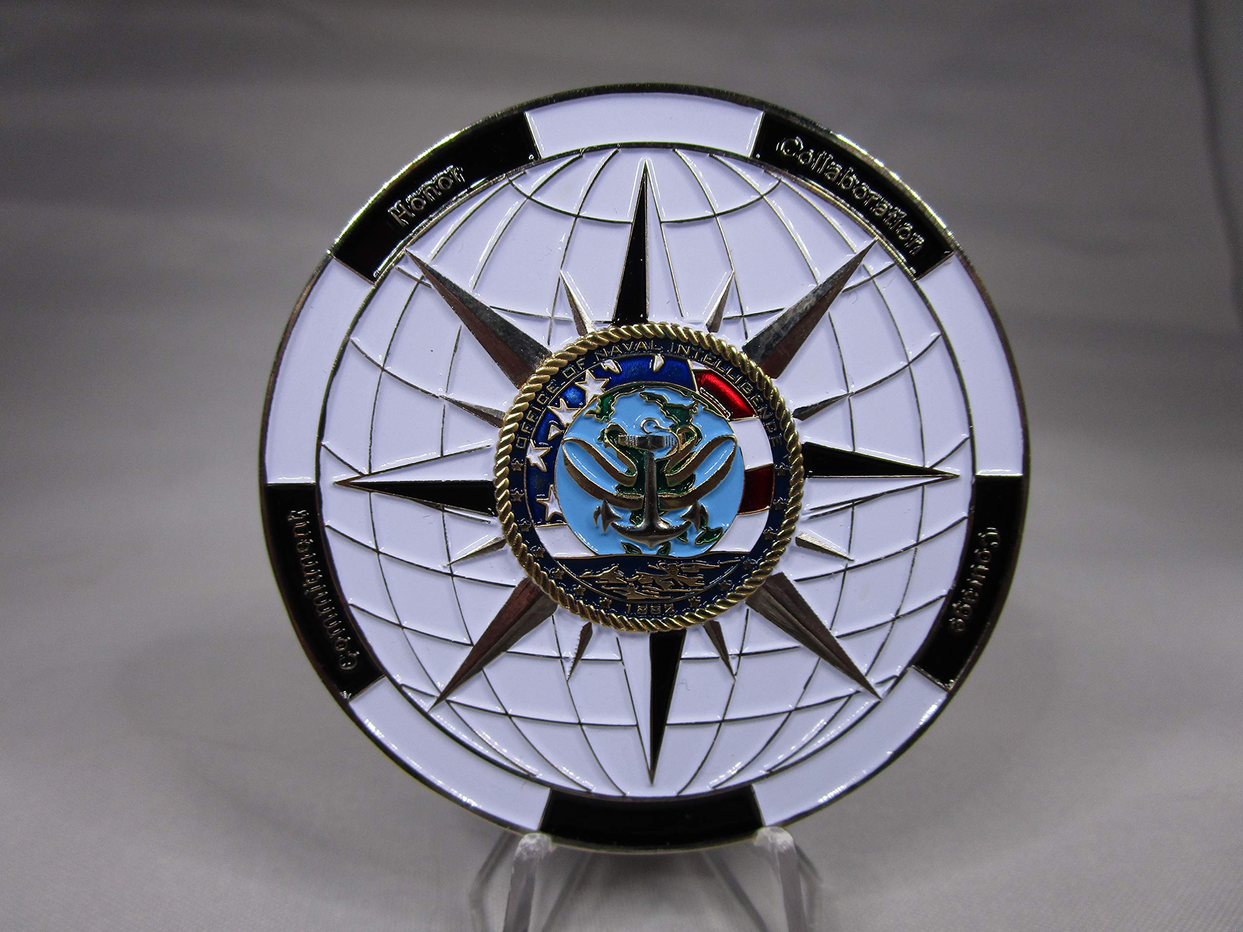 Office of Naval Intelligence ONI DET 0813 St Louis CPO USN Challenge Coin